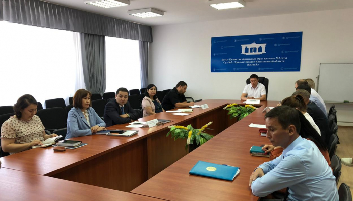 В суде №2 г.Уральска проведен семинар по вопросам представительства в суде